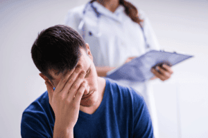 A man experiencing treatment-resistant depression
